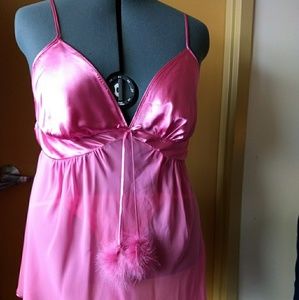 Pink's baby doll gown set 🎎🌫️💞